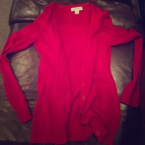 Red Forever 21 cardigan