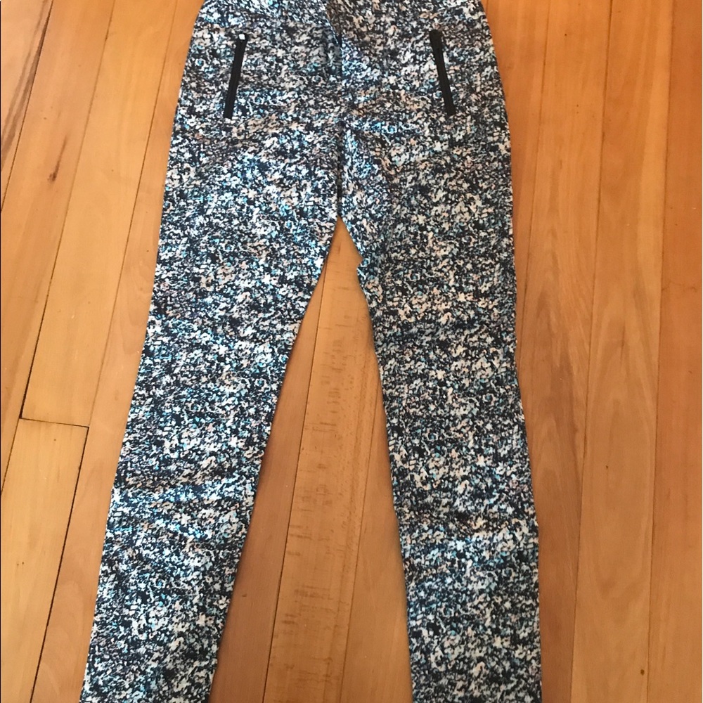 Club Monaco Stretch Matchstick Pant in Confetti