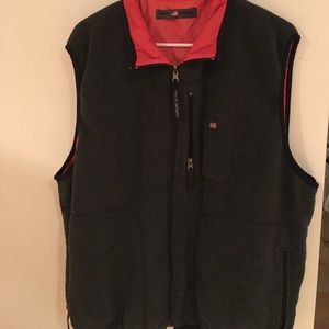 Full zip polo sport men's vest