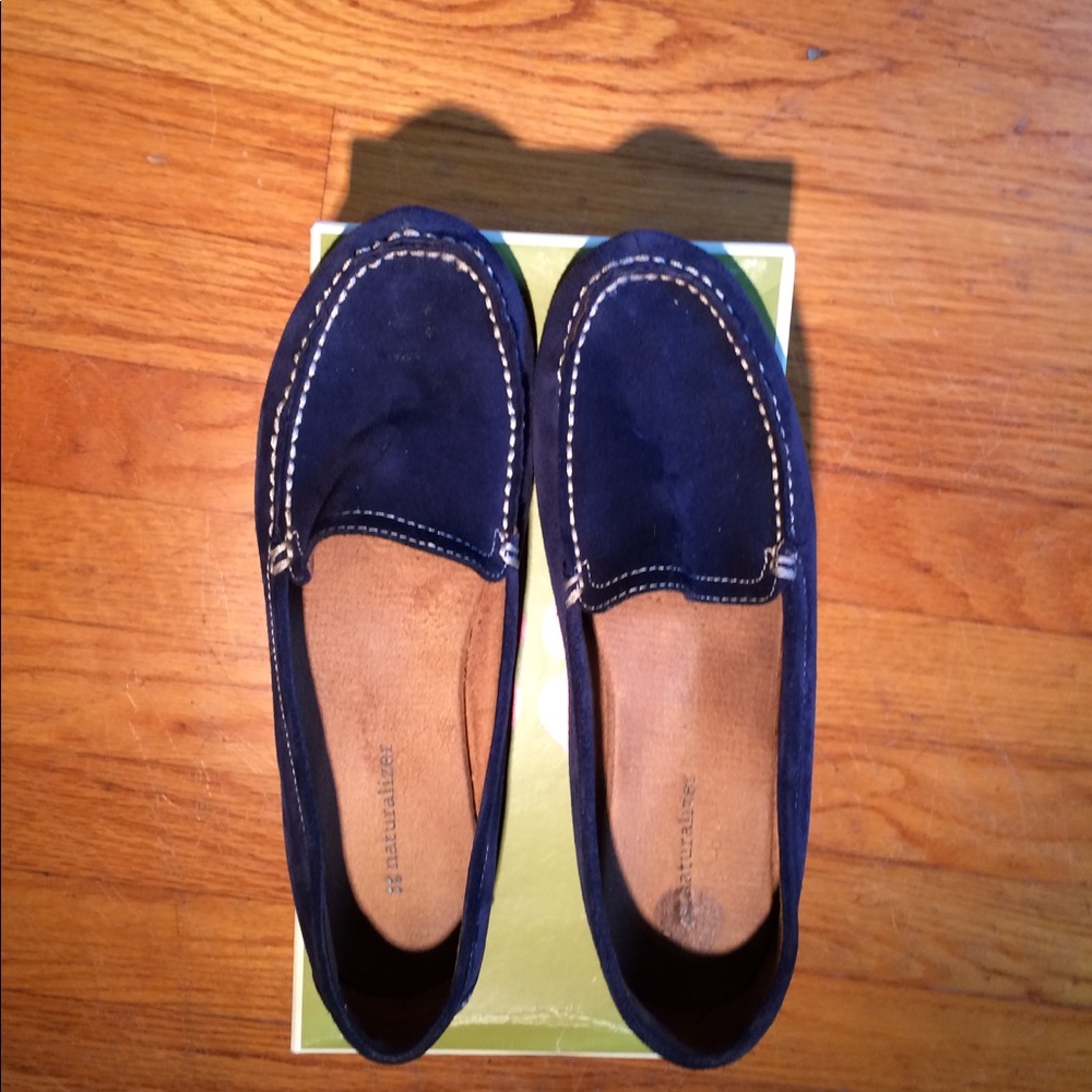 Naturalize Blue Suede Loafers