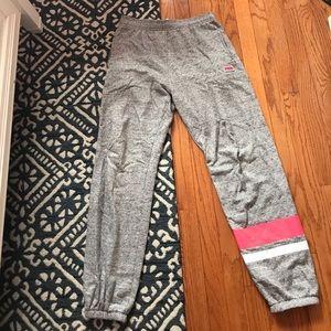 Pink sweatpants size S