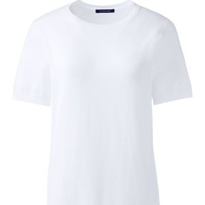 NWT Lands End White Sweater Size XS