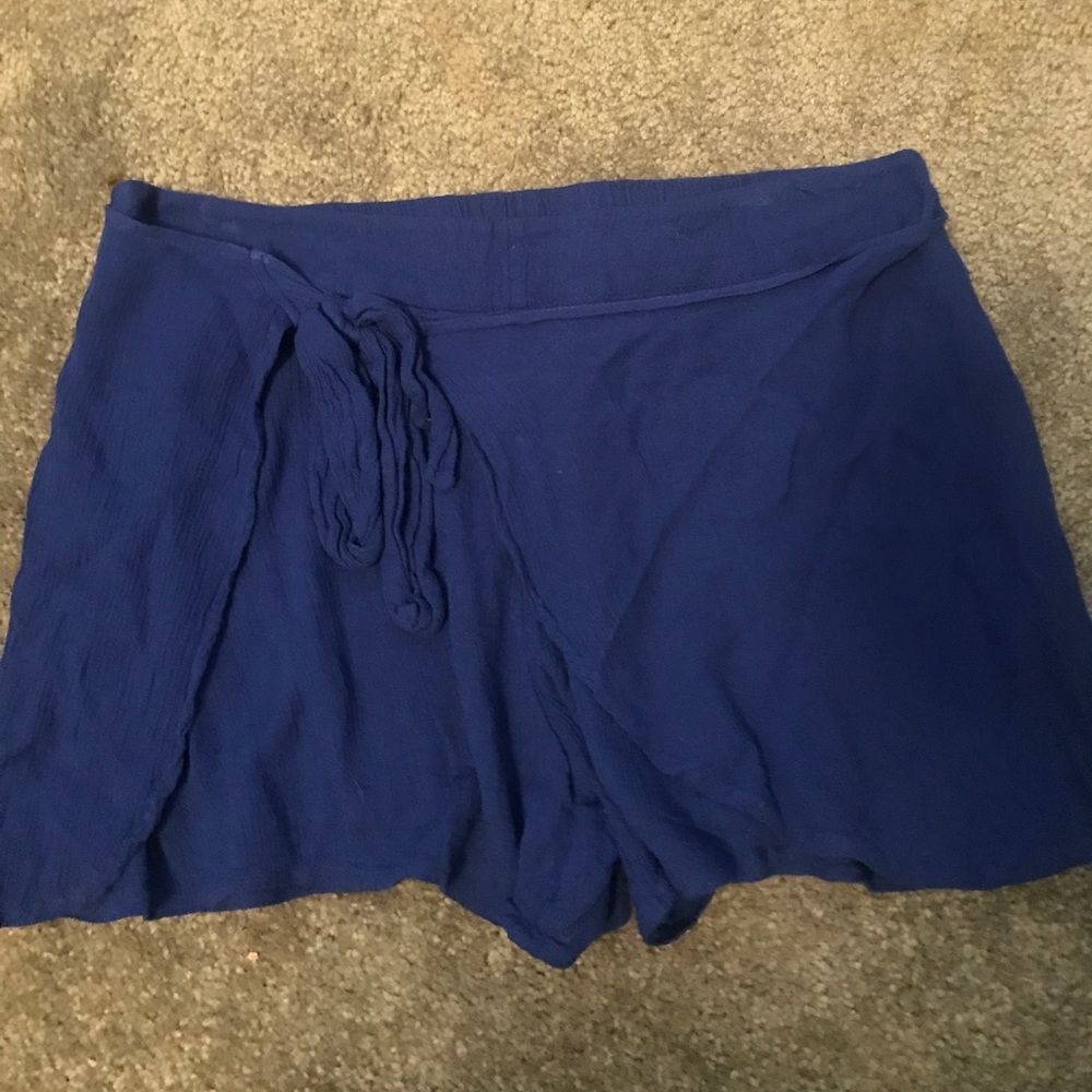 Royal blue colored free people shorts!