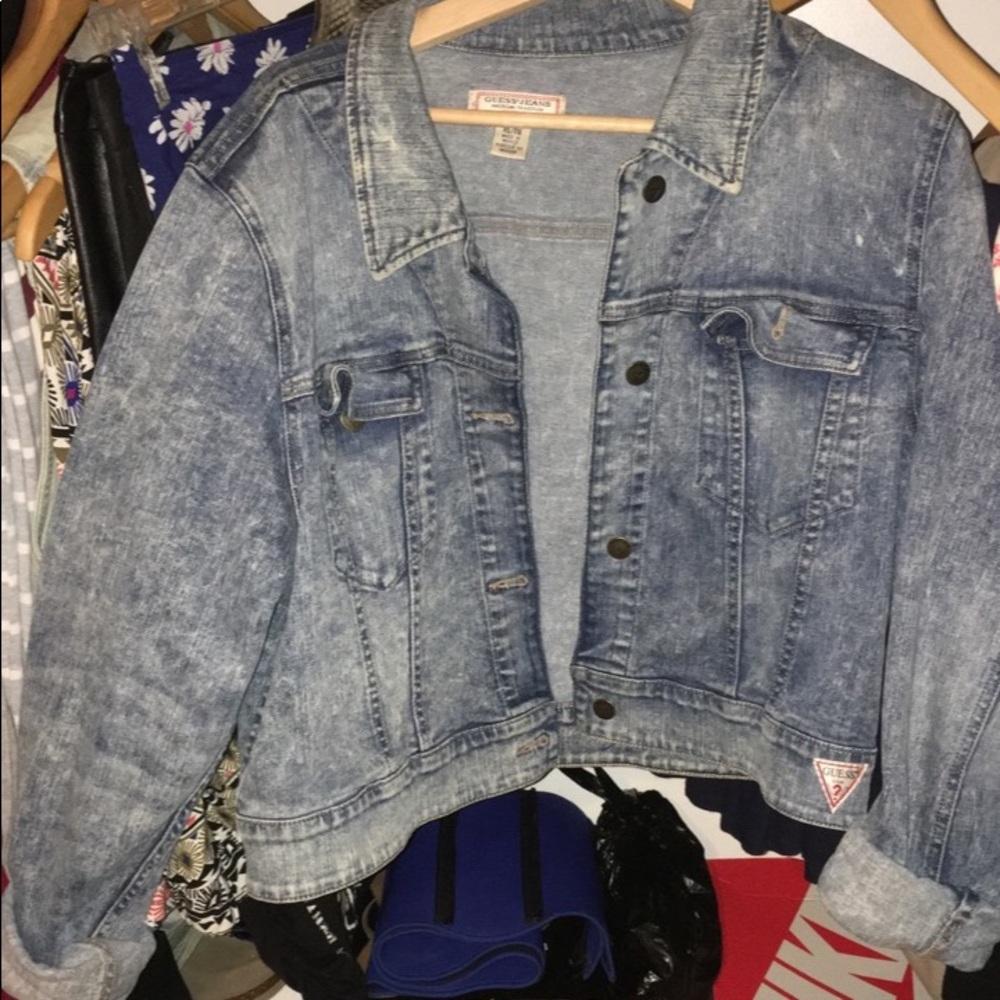 GUESS acid wash Jean jacket