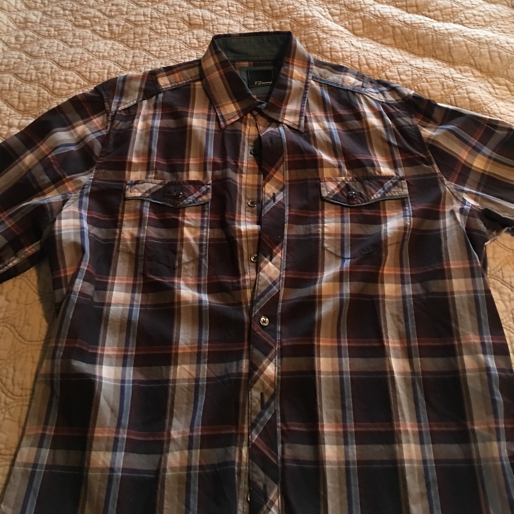 7 Diamonds Lg Mens Shirt