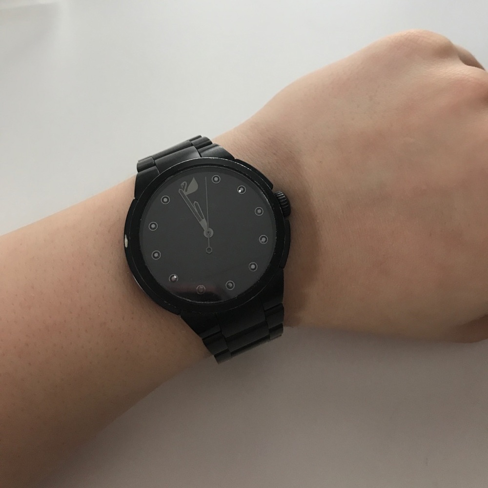 All Black Swarovski Women's Watch