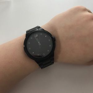 All Black Swarovski Women's Watch