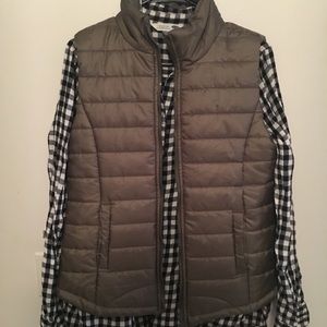 Hunter Green Slightly Bubbled Vest