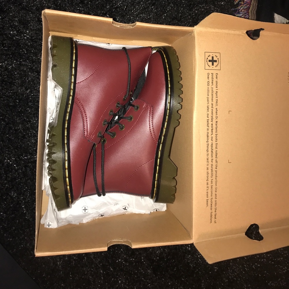 Doc martens luana red boots NEVER WORN!!!!