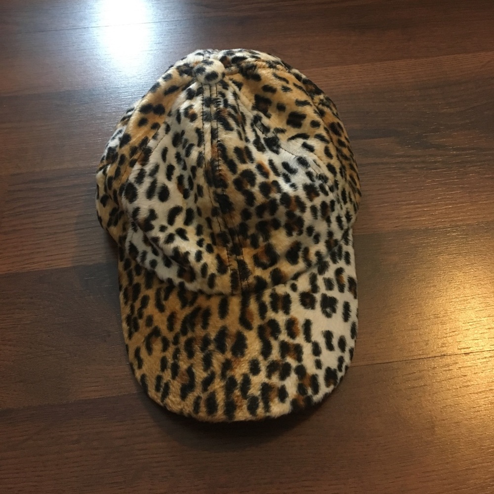 Cheetah print hat