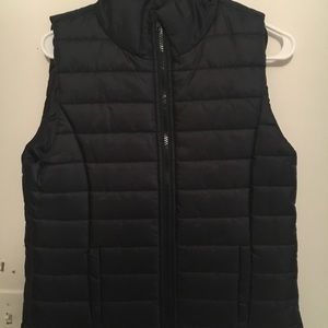 Black Puff Vest