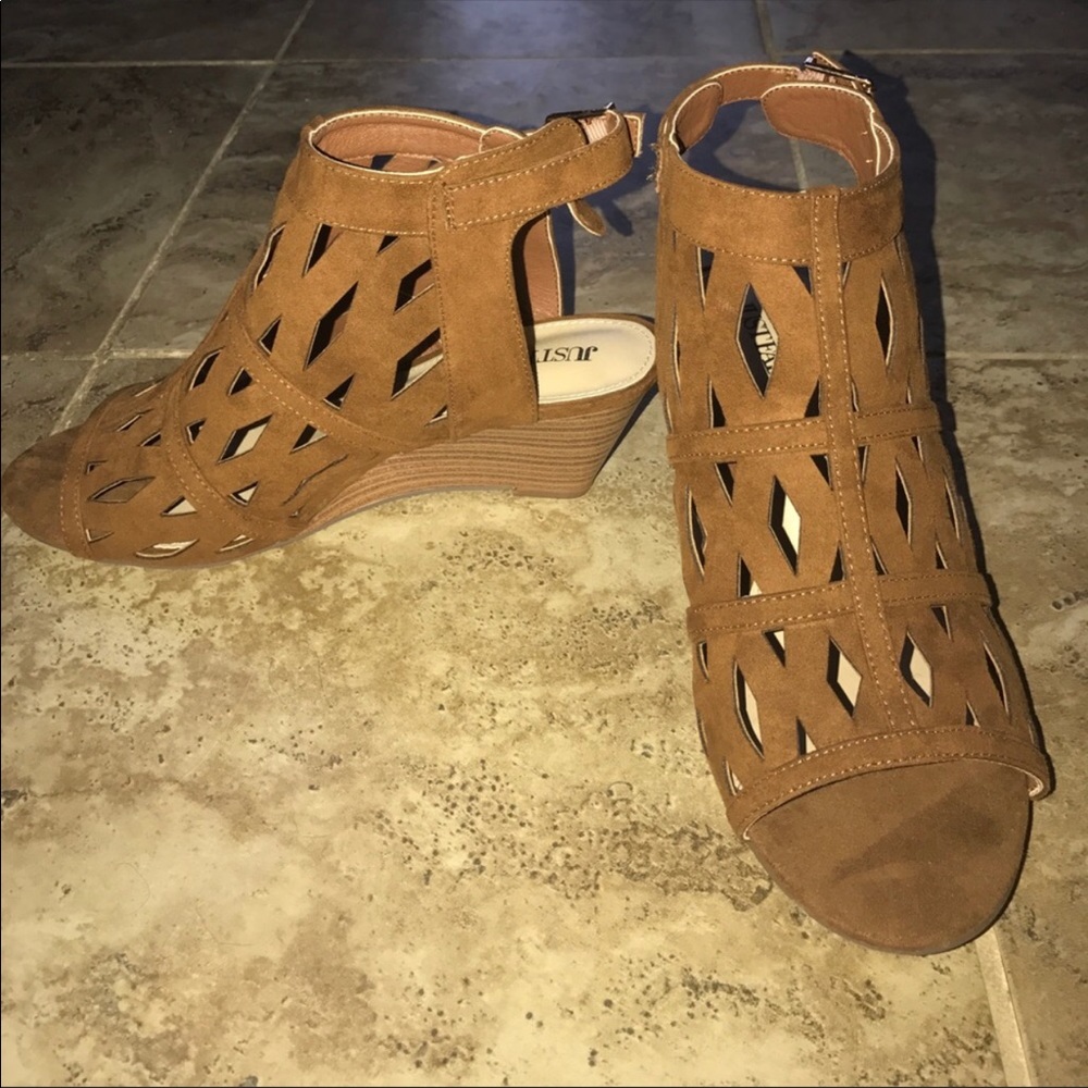 Brown Wedges NWT