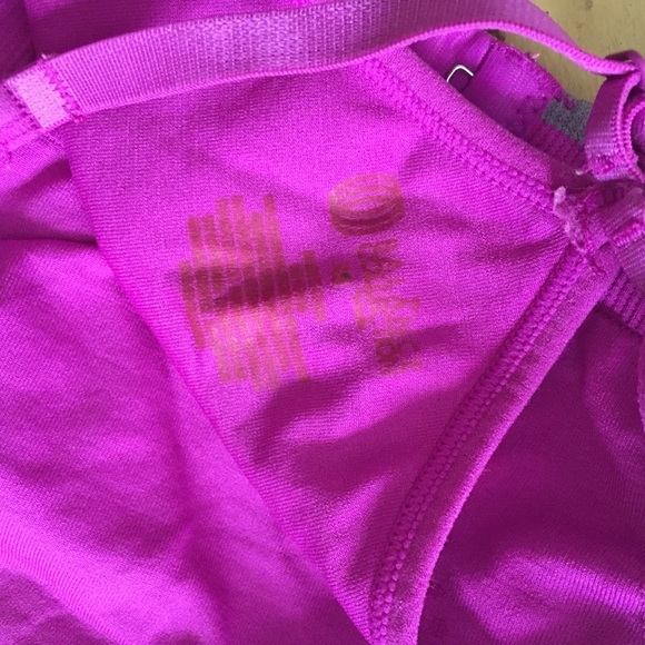 BALANCE COLLECTION STRETCH FUCHSIA SPORTS BRA WORKOUT CROP TOP S - Picture 5 of 5