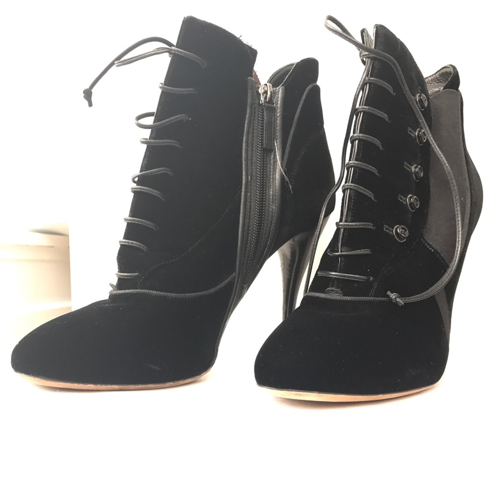 New Velvet booties Tabitha Simmons