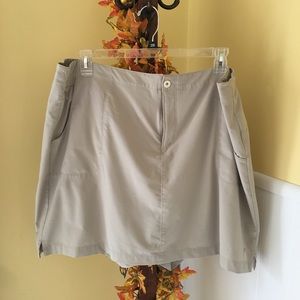White Sierra hiking skort