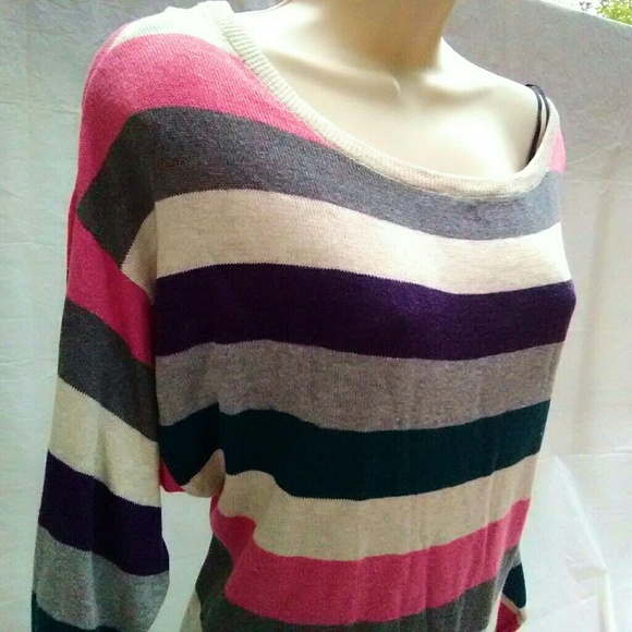H&M Striped Over Size Sweater - Picture 2 of 4