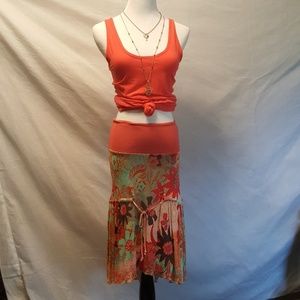 Roberto Cavalli paisley skirt