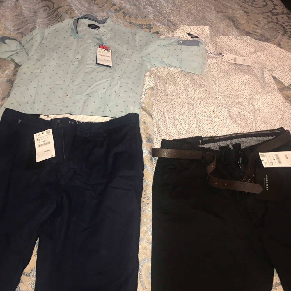 Sellin 2 men's outfits from zara