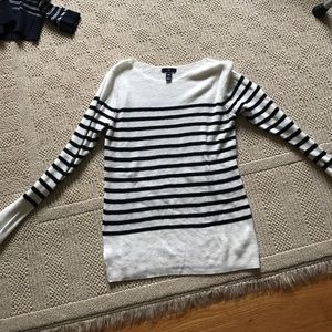 Striped Boatneck Sweater