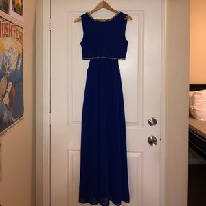 Royal blue formal/prom dress