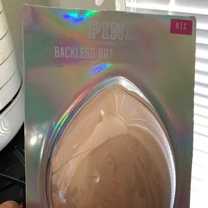 Victoria Secret’s Pink Backless Bra Lightly Lined