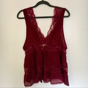 Sexy Free People Lace Top