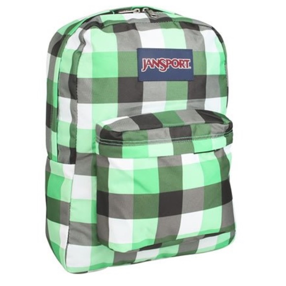 green plaid mini backpack HARRIS TWEED The interior includes a practical inside pocket Harris Tweed Mini Backpack Red