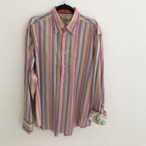 Robert graham Button down men’s shirt two XL