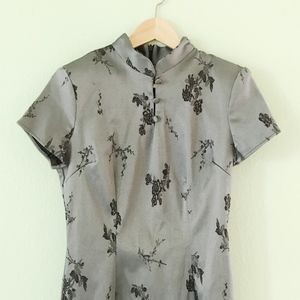 Long Chinese Mandarin Dress - Qipao Cheongsam