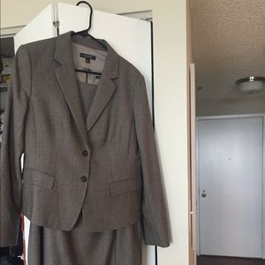 Ann Taylor Wool Suit -- Jacket and Dress