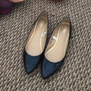 Target navy blue flats size 9