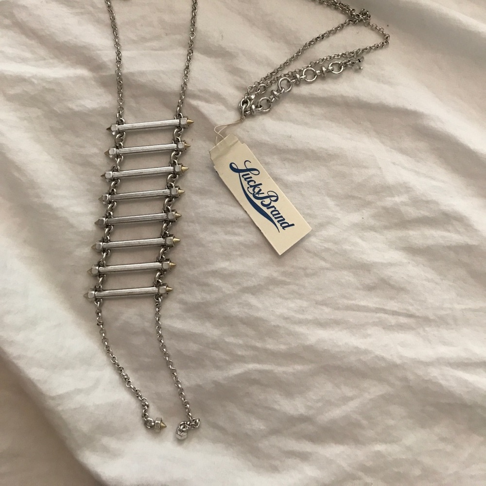 Lucky Brand silver necklace w/ Latrice detail