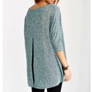 Urban Outfitters Light Blue Split Back Sweater