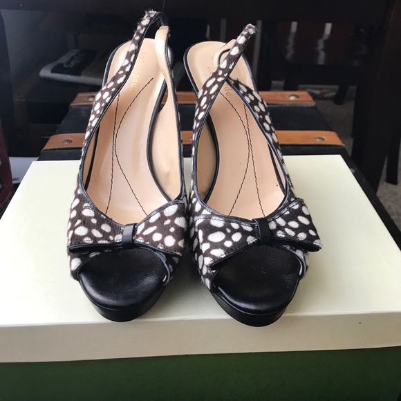 Kate Spade Polka Dot Heels - Picture 2 of 4