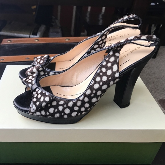 Kate Spade Polka Dot Heels - Picture 4 of 4