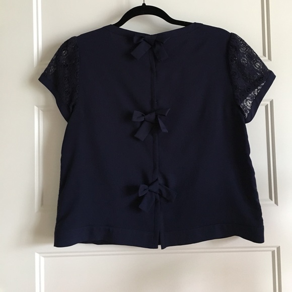 Lauren Conrad lace overlay blouse - Picture 3 of 3