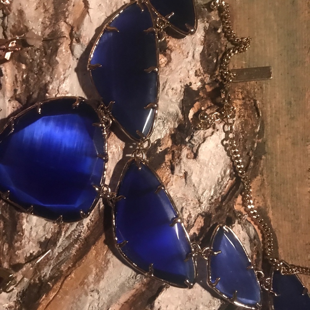Kendra Scott Cobalt/gold Marisol