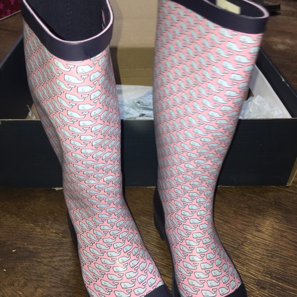 Vineyard vine rain boots - Picture 4 of 5