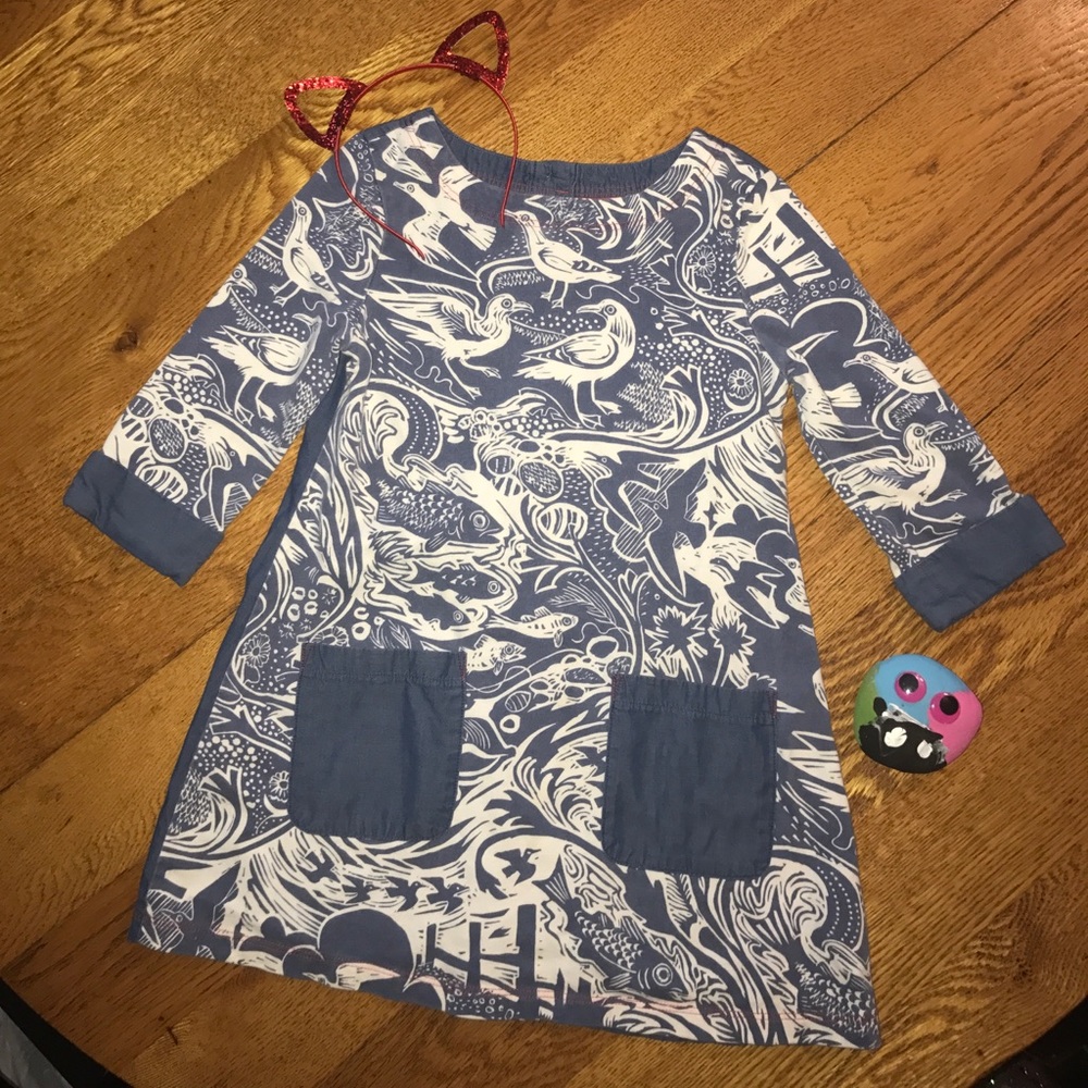 Mini Boden Mark Herald special edition tunic sz7-8