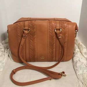 Brahmin Delaney Satchel -Tan Knoxville