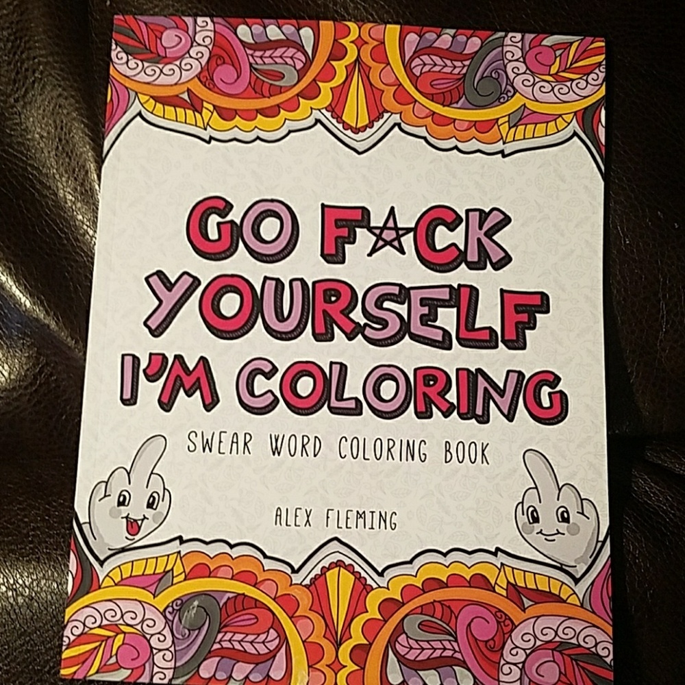 Adult coloring Naughty Words & Phrases