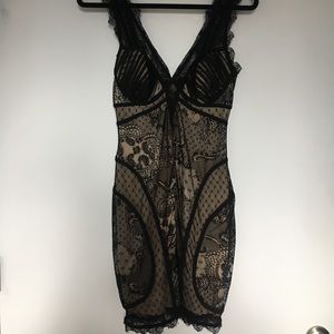 Lacey mini dress by bebe