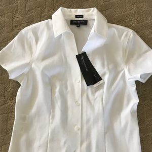 NWT Jones New York ss button down