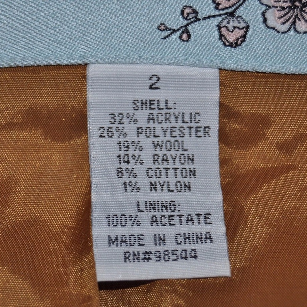 Anthropologie TABITHA Wool Blend S/S Blazer Jacket - Picture 8 of 8