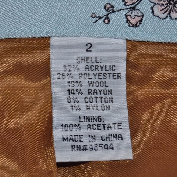 Anthropologie TABITHA Wool Blend S/S Blazer Jacket - Picture 8 of 8