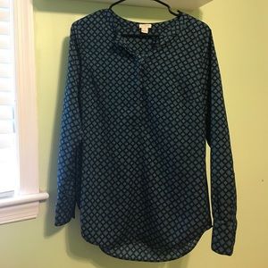 J. Crew quarter button shirt.