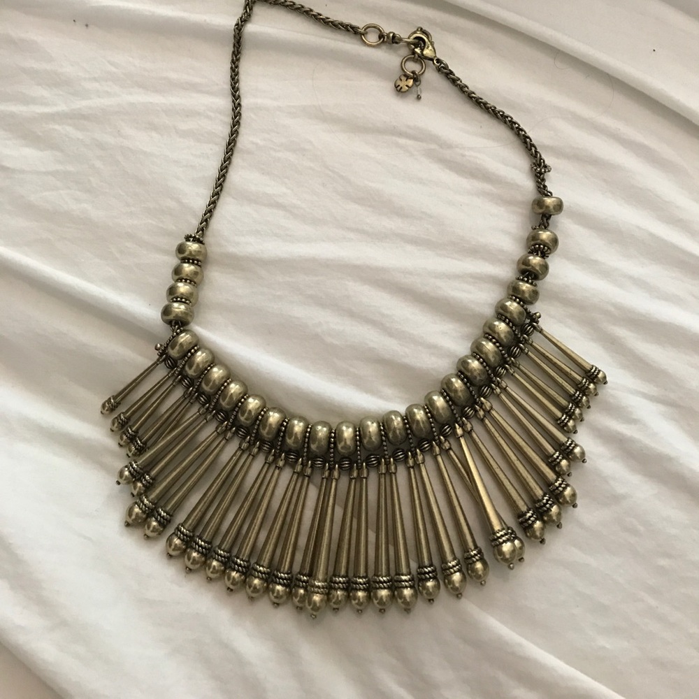Lucky Brand gold statement necklace
