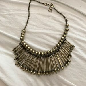 Lucky Brand gold statement necklace