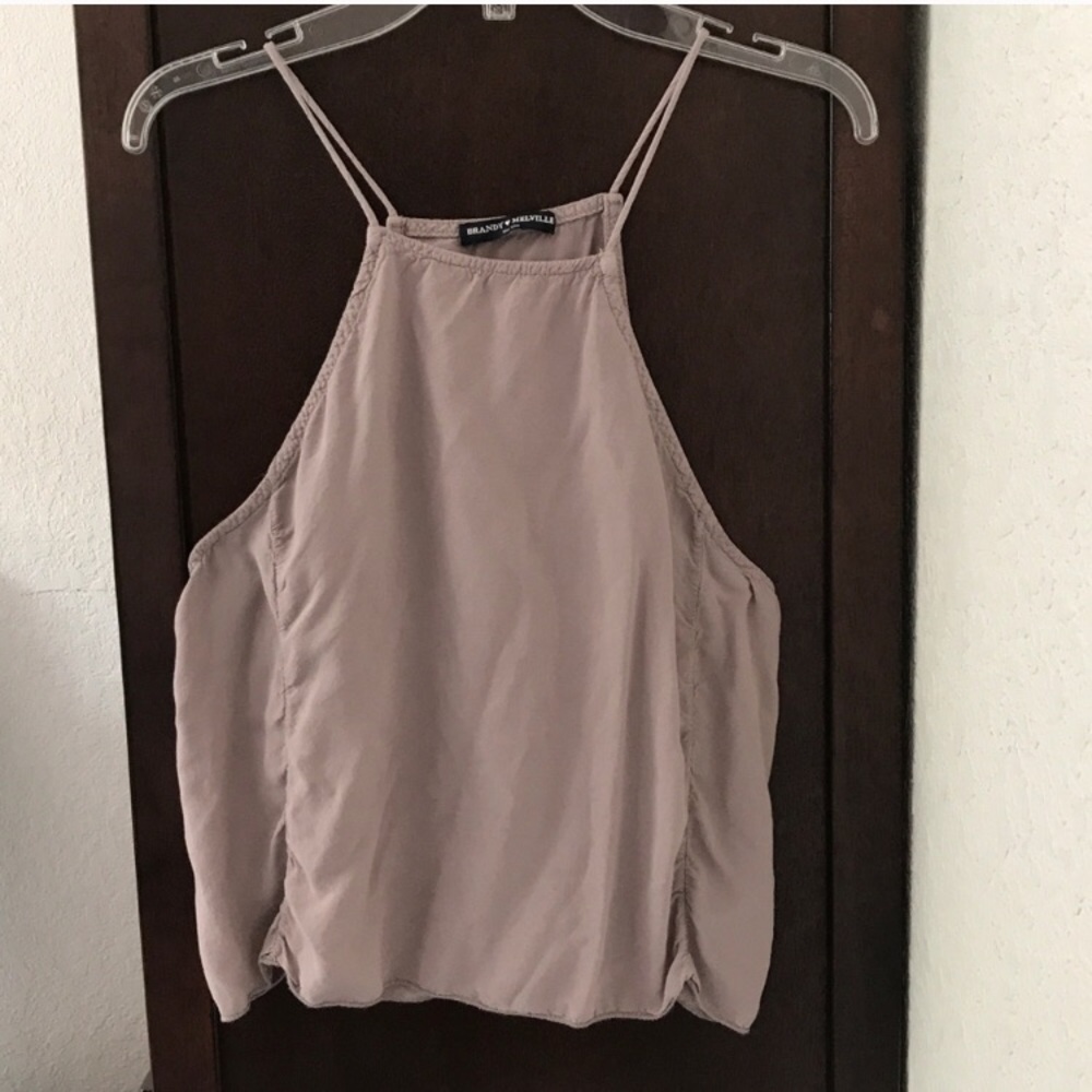 Brandy Melville Mauve Halter Top