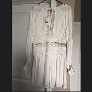 Ivory free people dress! Brand new! Never worn!